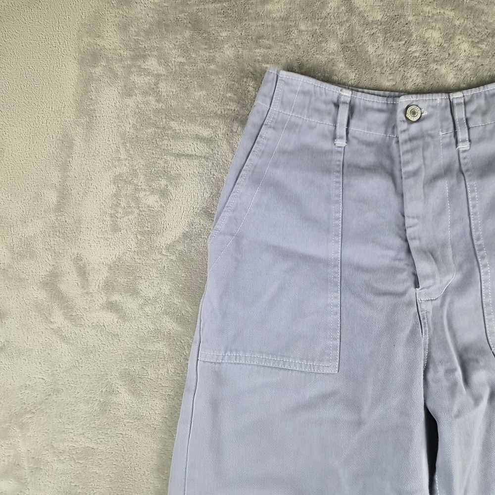 John Galt Brandy Melville Carpenter Pants Womens Blue Grey Denim Utility Y2K - Picture 2 of 13